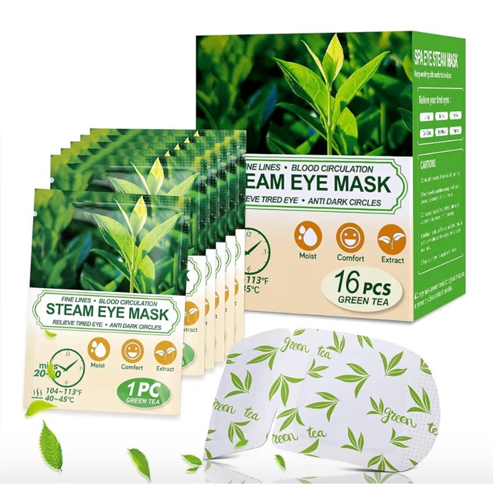 Green Tea Steam Eye Mask✨NEW in Original Packaging
